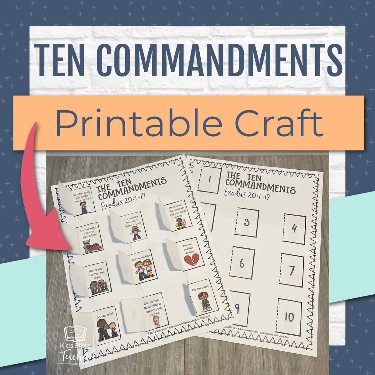 Ten Commandments Craft For Kids
