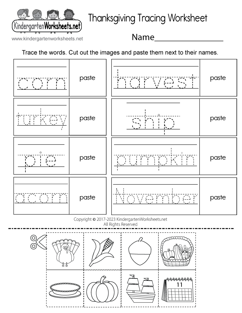 Free Printable Thanksgiving Worksheet Templates Canva