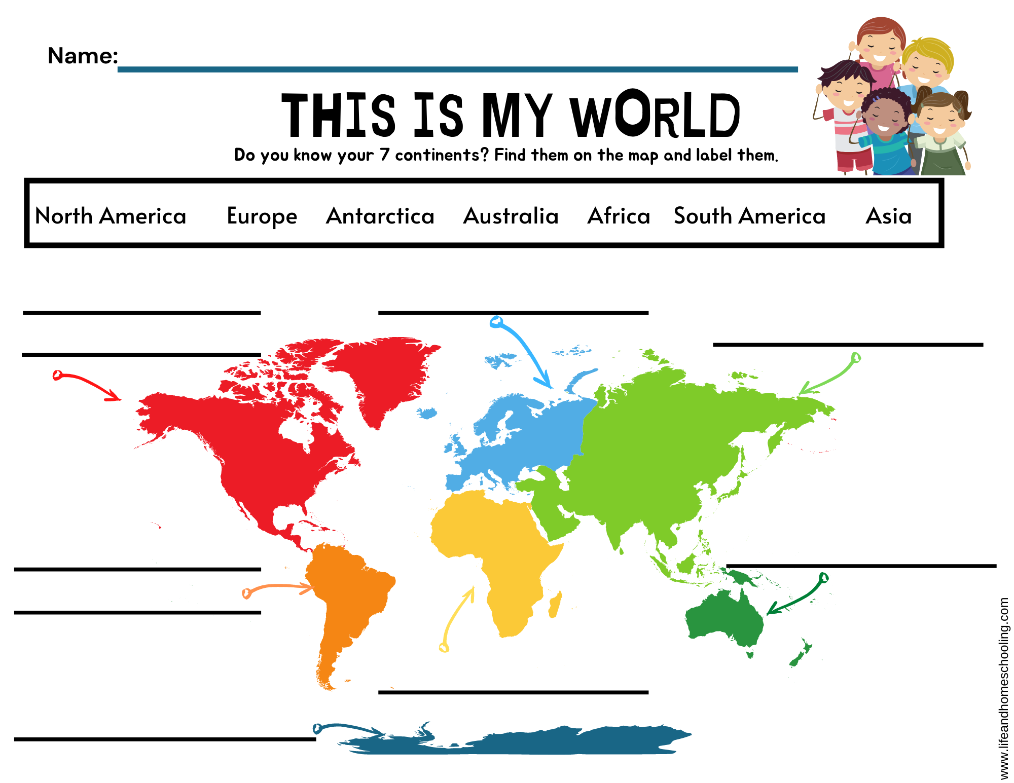 The 7 Continents Printable Activity Made By Teachers Magnetism Worksheets Printable
