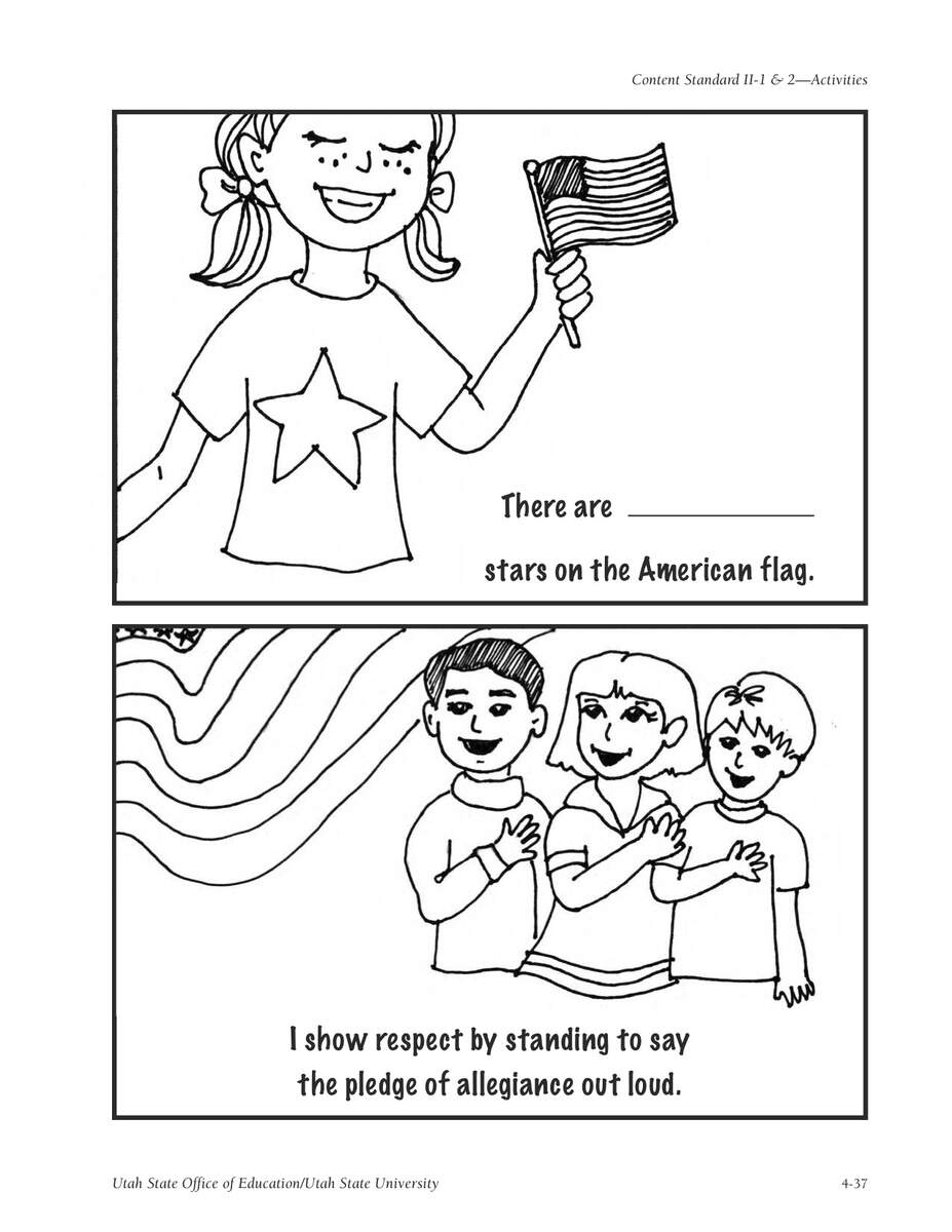 The Pledge Of Allegiance Kindergarten Nana The Pledge Of Allegiance Kindergarten Nana