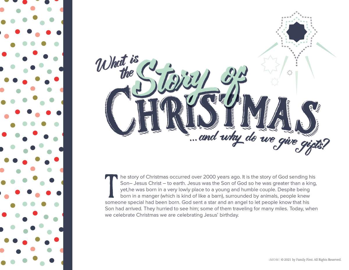 The Story Of Christmas IMOM The Story Of Christmas IMOM