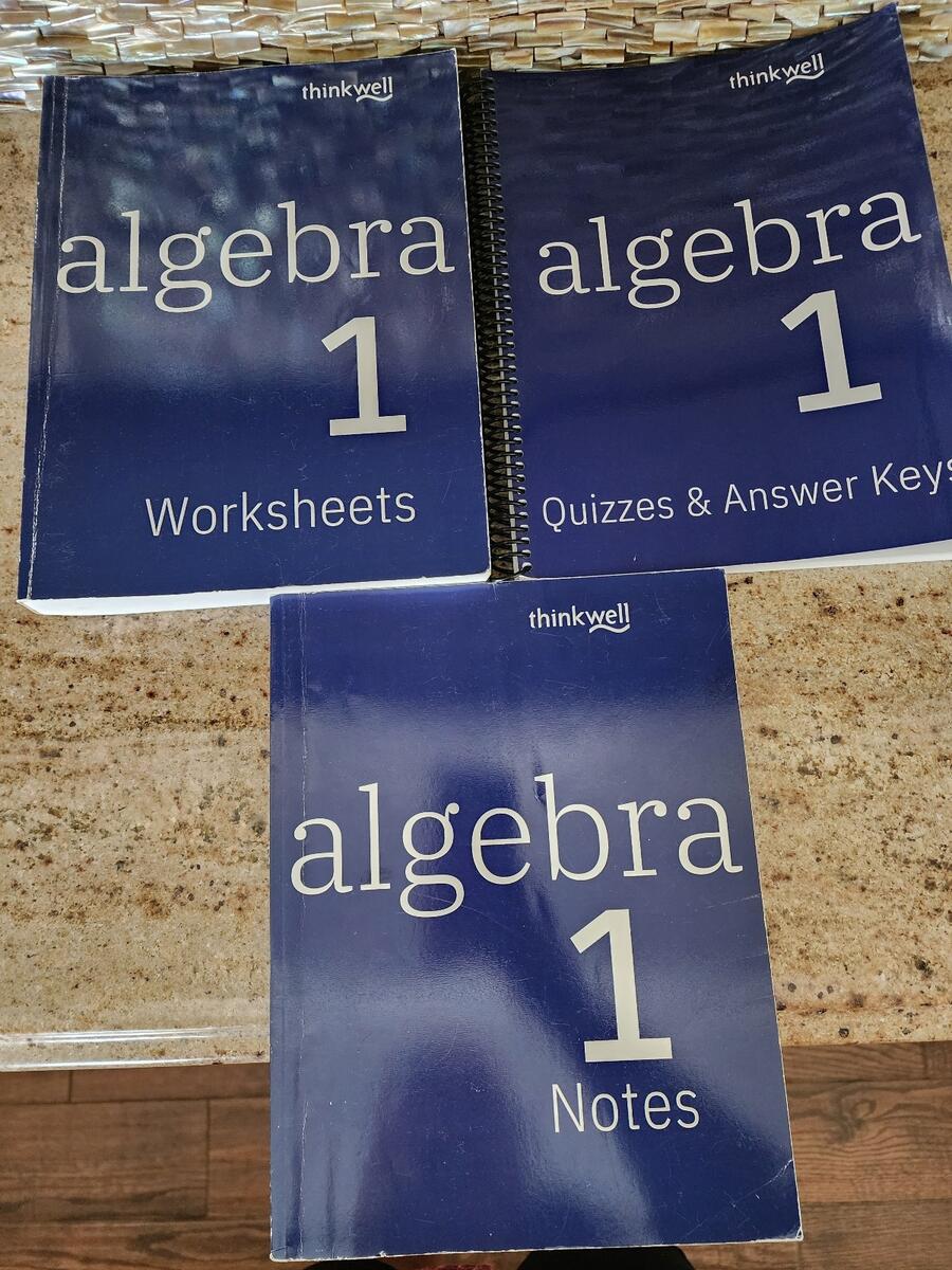 Thinkwell Algebra 1 Highschool Homeschool Math