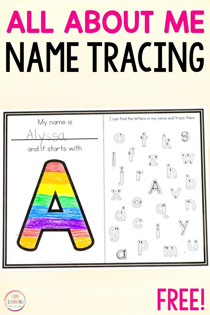 Tracing The Letters In My Name Worksheets Free Printable Name Tracing Worksheets Preschool Names Name Worksheets Library