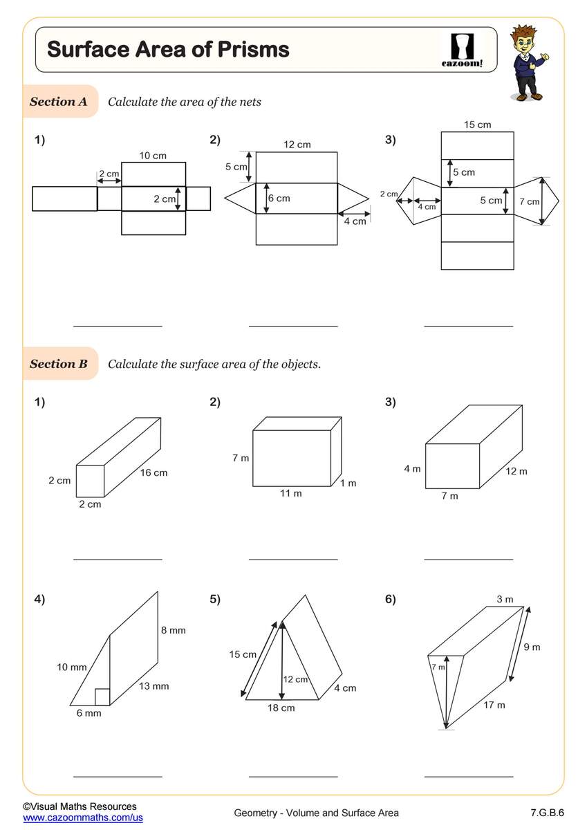 Volume And Surface Area Of Cones And Spheres Worksheet PDF Printable Geometry Worksheet Cazoom Math Volume And Surface Area Of Cones And Spheres Worksheet PDF Printable Geometry Worksheet Cazoom Math