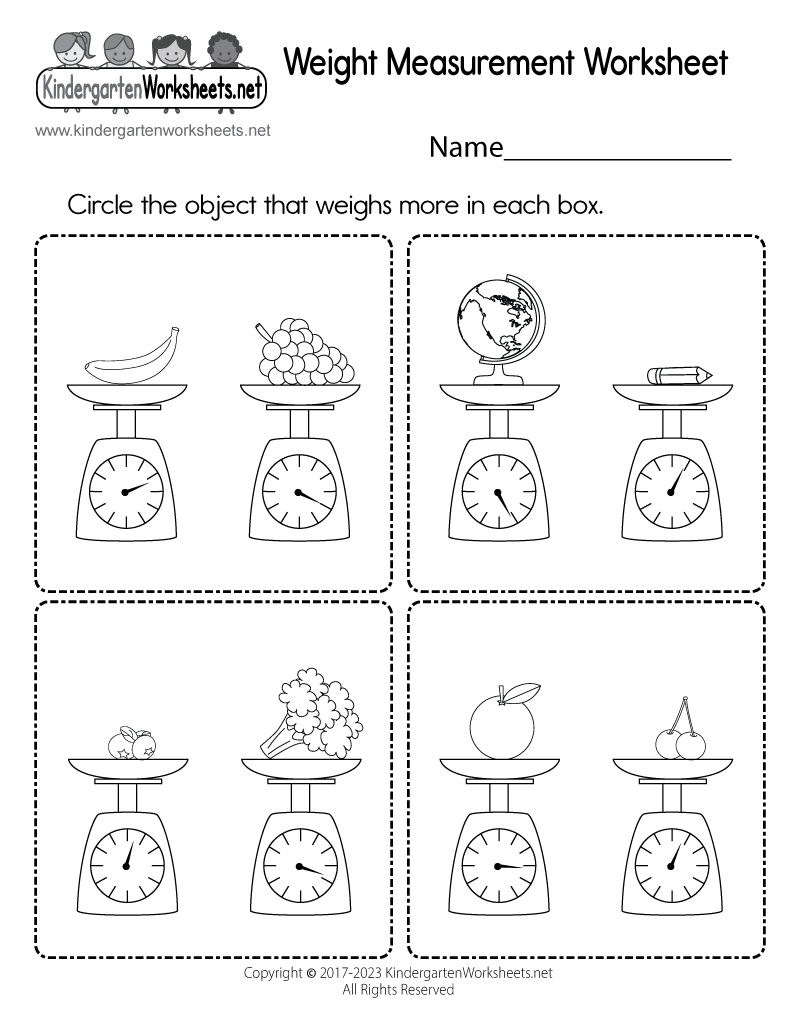 Weight Measurement Worksheet Free Printable Digital PDF Weight Measurement Worksheet Free Printable Digital PDF