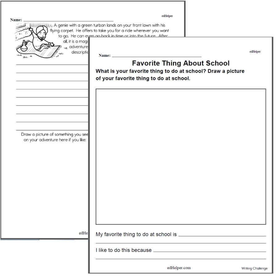 Creative Writing Worksheets For Kids 6 Fun Animal Prompts