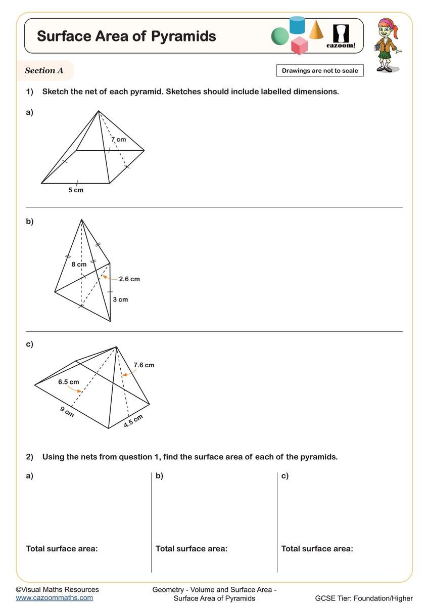 Year 10 Volume And Surface Area Worksheets PDF Printable Worksheets